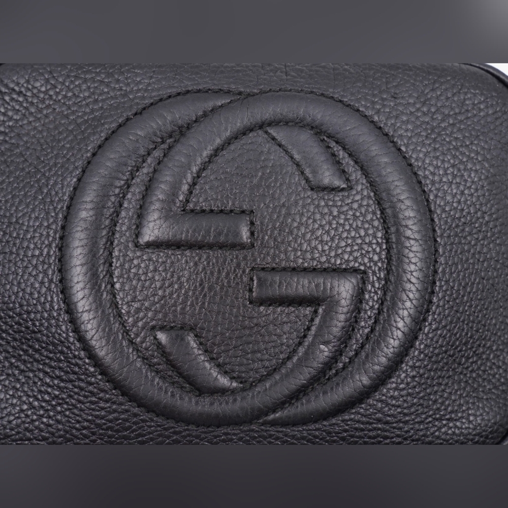 CD06 💖 Gucci Soho Disco Black Leather - Picture 3 of 13
